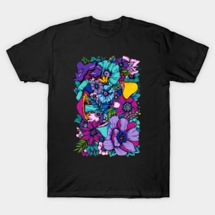 Trippy Garden - Vertical Orientation T-Shirt